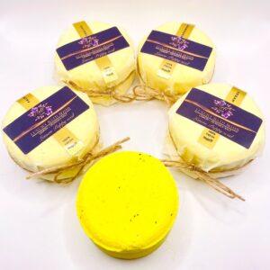 Lemon & Poppy Seed Luxury Bath Bomb with Lemon and Dead Sea Salts