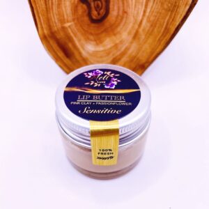Sensitive Pink Clay & Passionflower Lip Butter