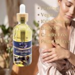 main photo of forming body oil natural with lady applying it